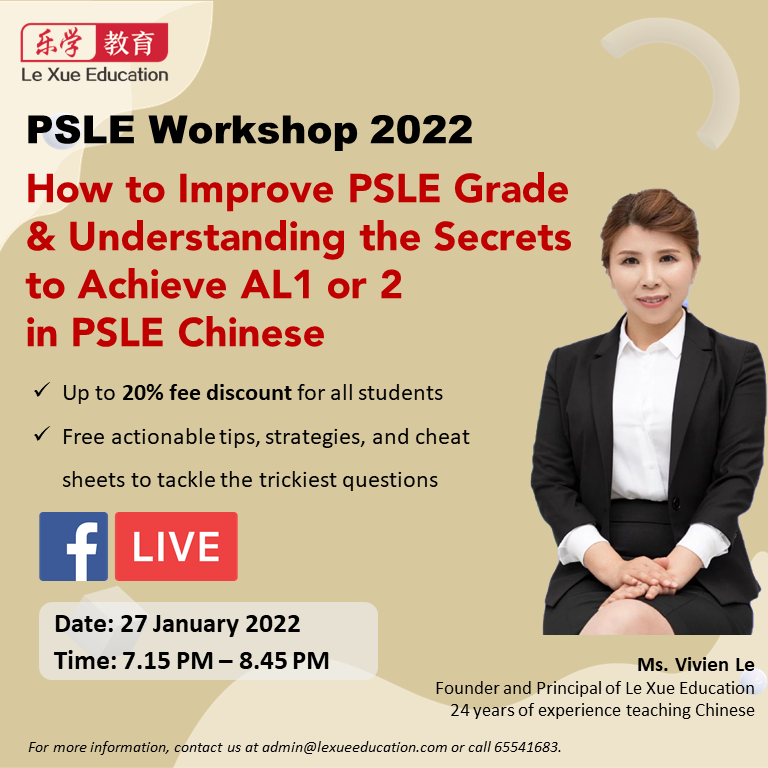 Singapore PSLE O'Level Chinese Tuition