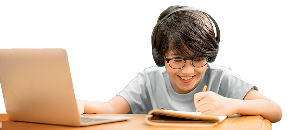 PSLE Chinese students attending online tuition singapore